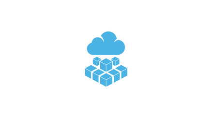 Obraz premium Cloud Storage Data Network System.