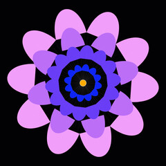 kaleidoscope flower