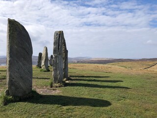 Callanish Standing Stones on the Isle of Lewis, Outer Hebrides, Scotland