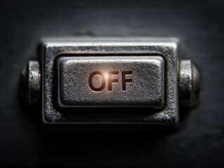 Switch Off Button Close-up