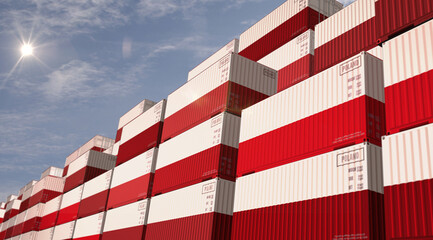 Poland export cargo shipping containers