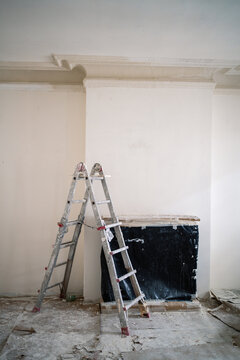 Ladder in Renovation Room