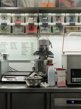 Professional mixer in kitchen 