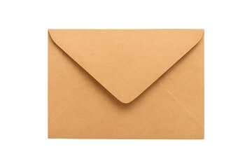 Brown kraft paper mailing envelope for communication