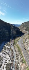 A UAV Drone Aerial Survey of  The Mill Creek Strand of the San Andreas Fault in California along Highway 38 near Forest Falls and Yucaipa looking at the landforms caused by Plate Tectonics 