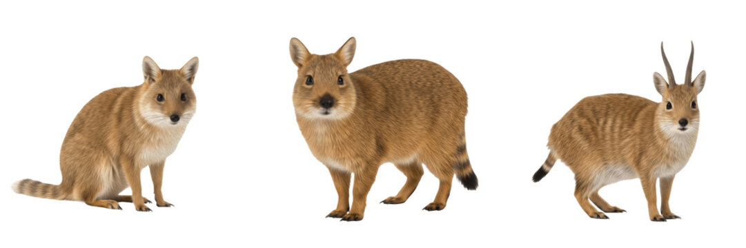 Rugops primus dinosaur isolated on white background, African abelisaurid theropod predator fossil reptile cutout PNG, Cretaceous carnivorous dinosaur 3D render model, Niger dinosaur species full body