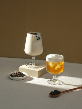 A visually pleasing image showcasing bubble tea