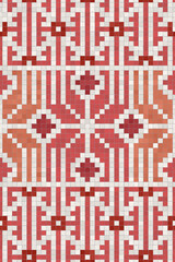 Scandinavian style seamless mosaic tiles pattern