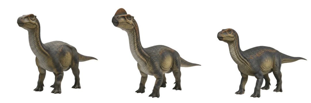 Tarbosaurus bataar dinosaur isolated on white background, Asian tyrannosaur predator fossil reptile cutout PNG, Cretaceous carnivore similar to T-Rex 3D render model, prehistoric hunter figure