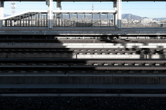 Modern railway station