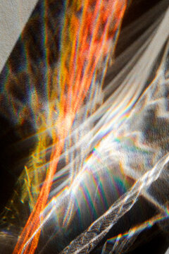 Colorful Light Patterns on a Surface