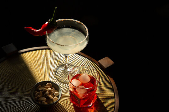 Spicy Margarita and other drinks