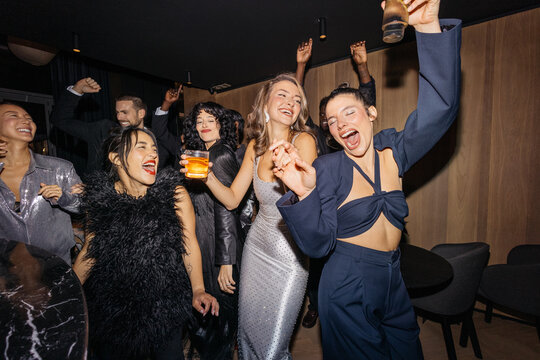 Party in full swing