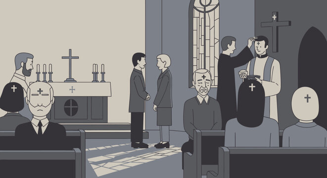Priest Ordination Ceremony Clergy Men Church.