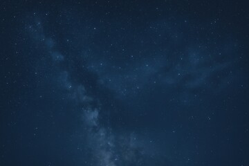 Fototapeta premium Vibrant night sky with twinkling stars and the milky way, suitable for wallpaper or graphic design backdrop
