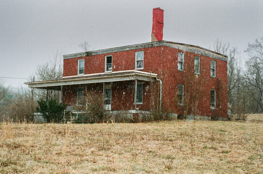 Haunted brick building