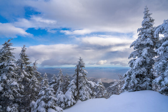 Winter View Atop Mt Passaconaway
