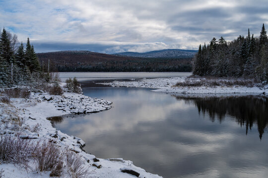 Winter On Second Connecticut Lake
