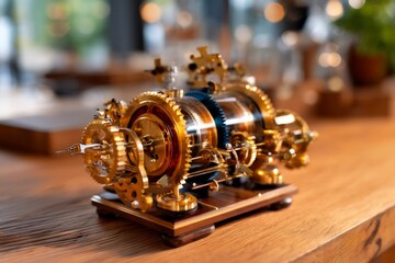 Ancient Water Clock Fragments Reassembled in a Modern Laboratory Setting with Warm Lighting