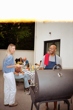 Backyard BBQ party
