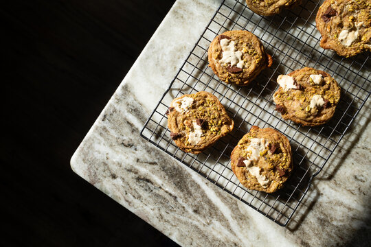 Pistachio Halva Cookies