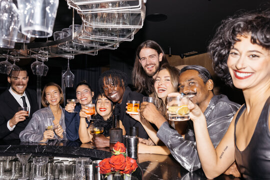 Toasting to good times 