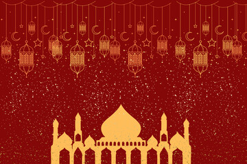 Background eid - ramadhan 