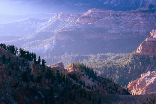 Winter afternoon light Cedar Breaks National Monument Utah film