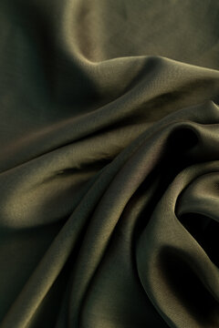 dark green scarf