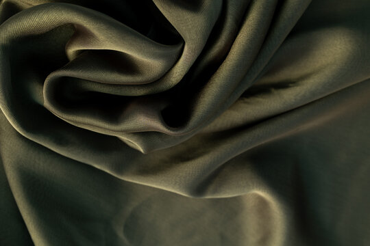 dark green scarf