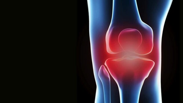 Knee Pain Affecting Mobility and Daily Activities. Knee injury with dislocation and sprains. Pain and edema in the sprained Knee.