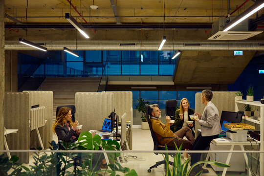 Midday pause during the workday