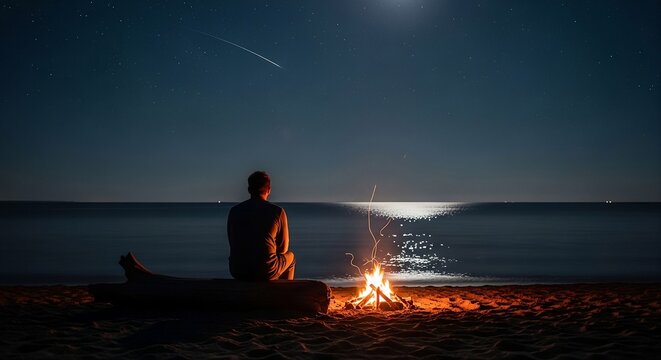 a man who is thingking about the future