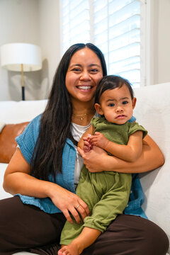 mom toddler portrait