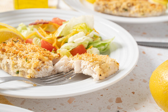 Breaded Haddock Fish