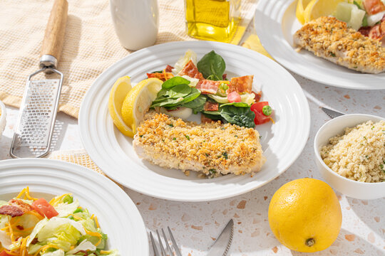 Breaded Haddock Fish