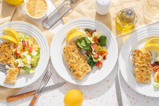 Breaded Haddock Fish