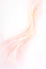 Peach Apricot S-Curve Gradient Abstract Background Template