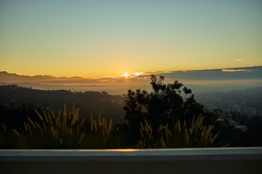 Sunrise over Los Angeles