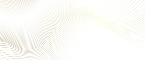 Abstract gold luxurious wave line background - simple texture for your design. gradient background. Modern decoration for websites, posters, banners, EPS10 vector