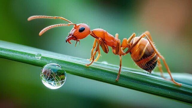 ants antenna dew drop communication