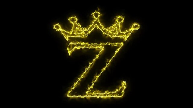 English alphabet colorful animation video