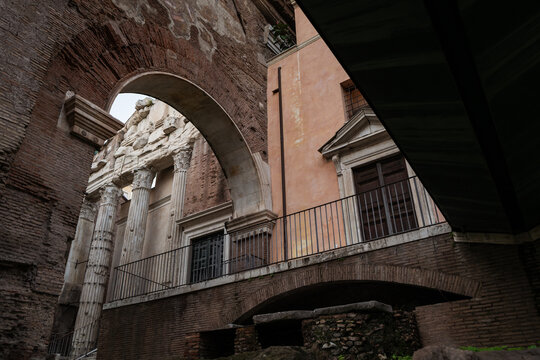 Portico of Octavia Ruins in Rome