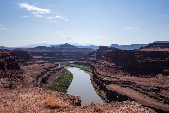 The desert landscape of Canyonlands National Park