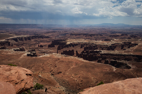 The desert landscape of Canyonlands National Park