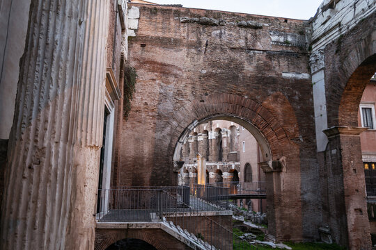 Portico of Octavia Ruins in Rome