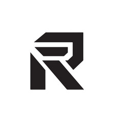 letter r logo vector