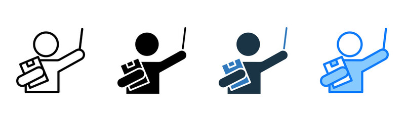 Instructor icon multiple style 