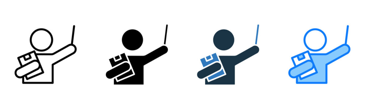 Instructor icon multiple style 