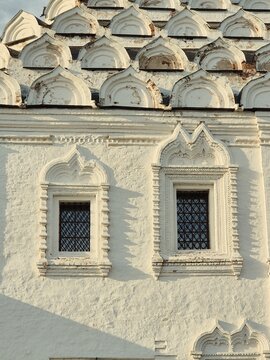 Building with unique roof and window design